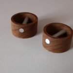 Leash-Plugs aus Mahagoni