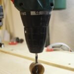 Metallsteg einbohren