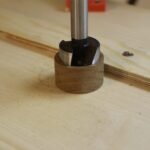 Rohling des Leash-Plugs ausbohren