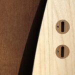 Finnen-Plugs aus Mahagoni-Holz
