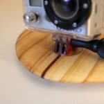 Kamera-Befestigung aus Holz