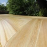 Holz-Oberdeck des SUP