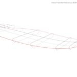 Hydrofoil-Kiteboard - Curves-Ansicht in Aku-Shaper