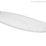 Hydrofoil-Kiteboard - Wireframe-Ansicht in Aku-Shaper