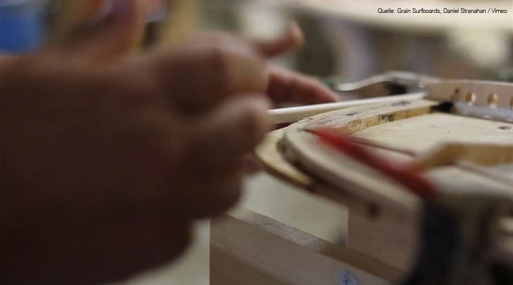 Grain Surfboards - Steaming Rails Video