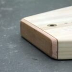 Tail-Block aus Mammutbaum- und Mahagoni-Holzleisten
