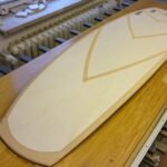 Abkleben des Surfboards