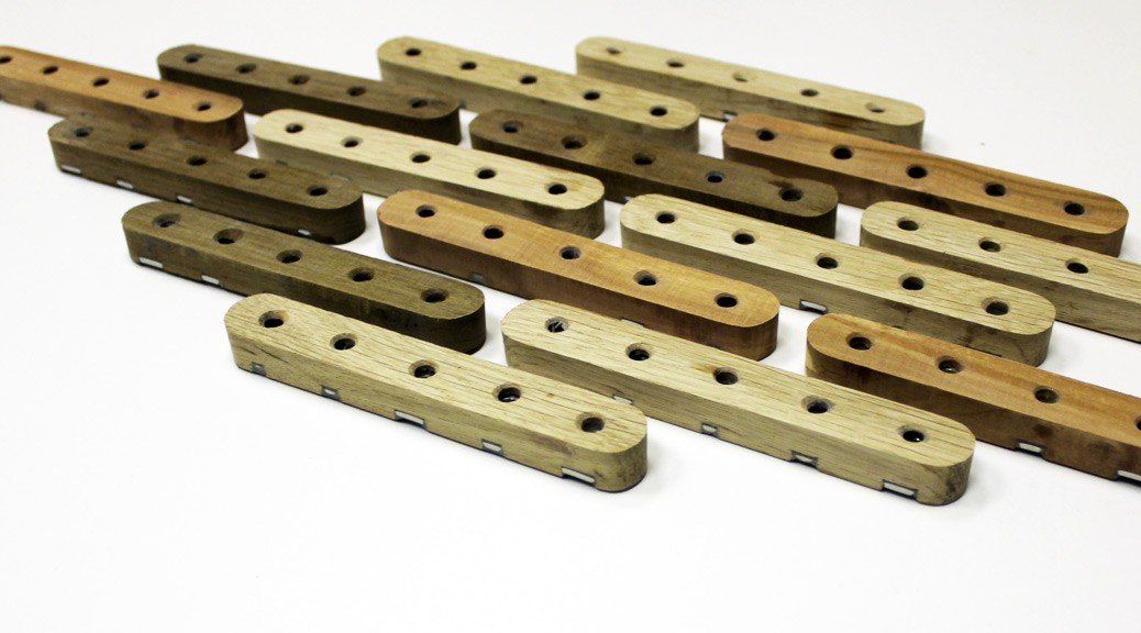 Hölzerne Fußschlaufen-Plugs mit neuen Inserts