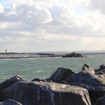 Blick zum Marineehrenmal in Laboe