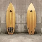 Kite-Surfboard aus Paulownia mit Fishtail