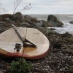 Wooden Allround-SUP mit GoPro