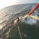 Kitesurfen am 1. Weihnachtsfeiertag in Kiel
