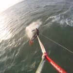 Kitesurfen am 1. Weihnachtsfeiertag in Kiel