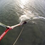 Kitesurfen am 1. Weihnachtsfeiertag in Kiel