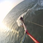 Kitesurfen am 1. Weihnachtsfeiertag in Kiel