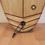 Pintail mit Leash-Plug aus Mahagoni