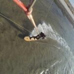 Ohne Finnen über die Sandbank