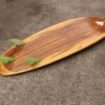 Decks mit Satin-Nussbaum-Furnier